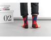 Trendy Mid-Tube Cartoon Bunte Herbst/Winter Sport Baumwollsocken für Herren und Damen