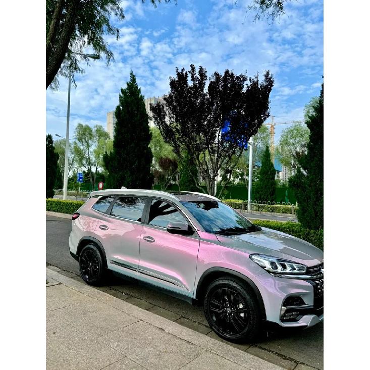 Gloss Chameleon Vinyl Wrap Film Grey to Red Color Shift Self Adhesive Decal Sticker Car Wrapping Foil Air Release