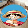 Luffy D Round Area Rug Carpet Rug For Living Room Bedroom Sofa Playroom Decor Nonslip Floor Mat