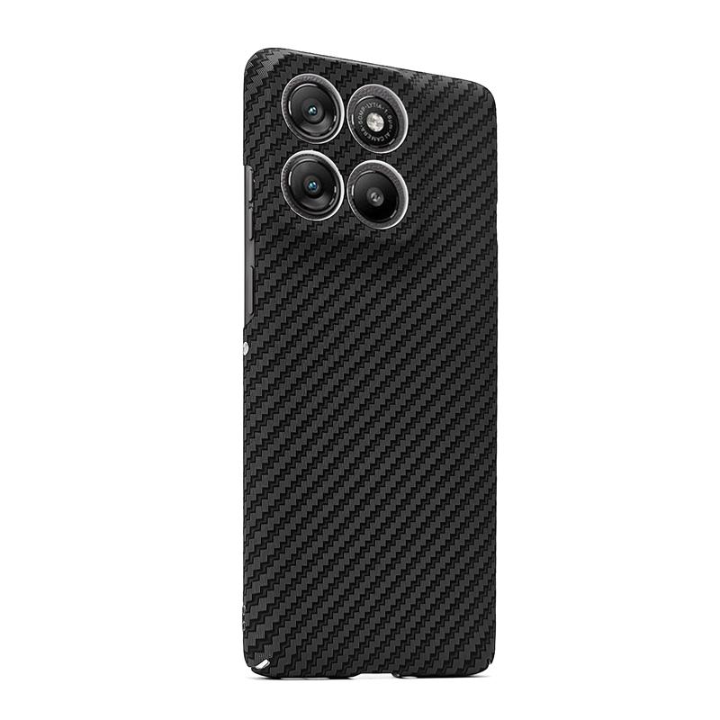 Magnetic Case For Motorola Edge 60 Pro Case For Magsafe Embossed Carbon Fiber Striped Pattern PC Hard Cover For Moto Edge 60Pro