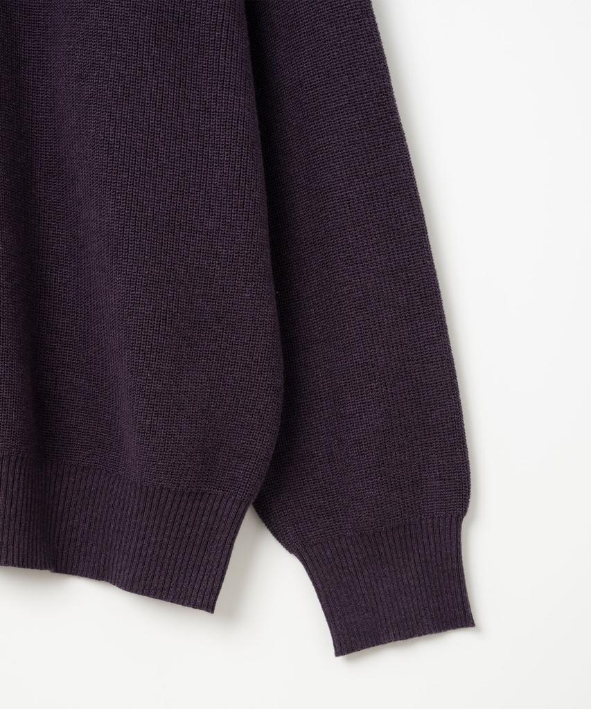 MILLO ARCHIVE Oversized Rugby Knit [Purple]