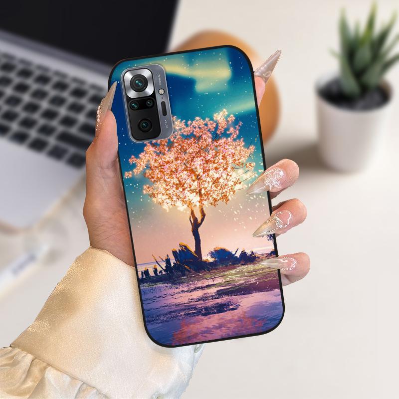 Case For Redmi Note 10 Pro 4G 5G Soft TPU Silicone Phone Cover Cases For Redmi Note 10 Pro Max Luxury Fashion Protective Fundas