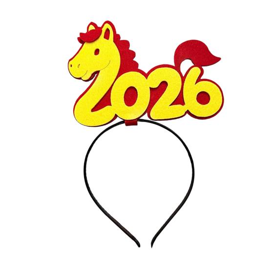 1/3 יחידות סרט ראש לשנת 2026, סרט ראש ראש סוס אדום, סרט ראש למסיבת פסטיבל האביב החגיגית, אביזר לסלפי בחג