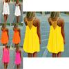 Women's Elegant Summer Beach Wear Bikini Cover Up Boho Swimwear Swing Sun Dress