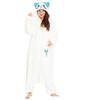 SAZAC Fleece Kigurumi Chikawa Erwachsene, Einheitsgröße, passend für die meisten [SAZAC] [Hachiware]