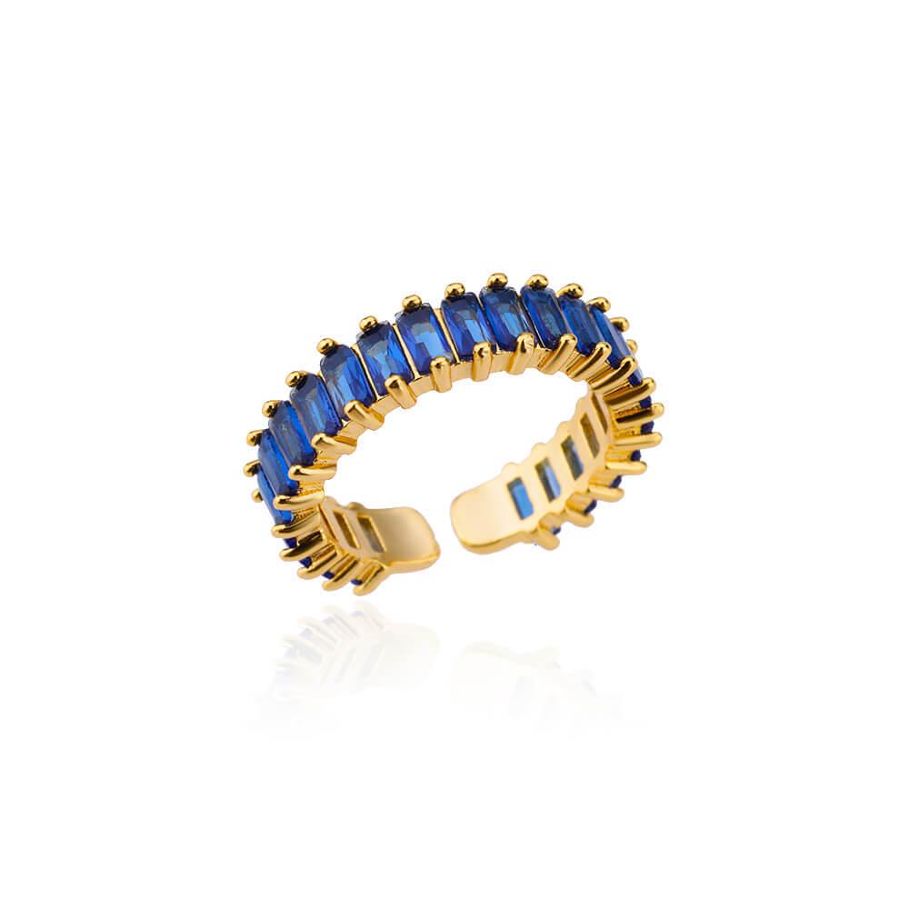 Prsten s duhovým zirkonem a diamanty - Populární evropské a americké dámské šperky