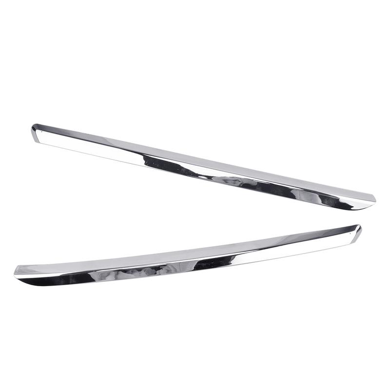 1 Pair Car Front Left & Right Bumper Cover Trim Molding Fit for Kia Sportage LX SX Base EX Luxury 2013 865813W000 865823W000