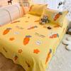 Printing Fashion Cotton Bed Sheet Bedspread Skin-friendly Washed Quilt Bedspread Bedcover Mattress Cover  (No Pillowcase)