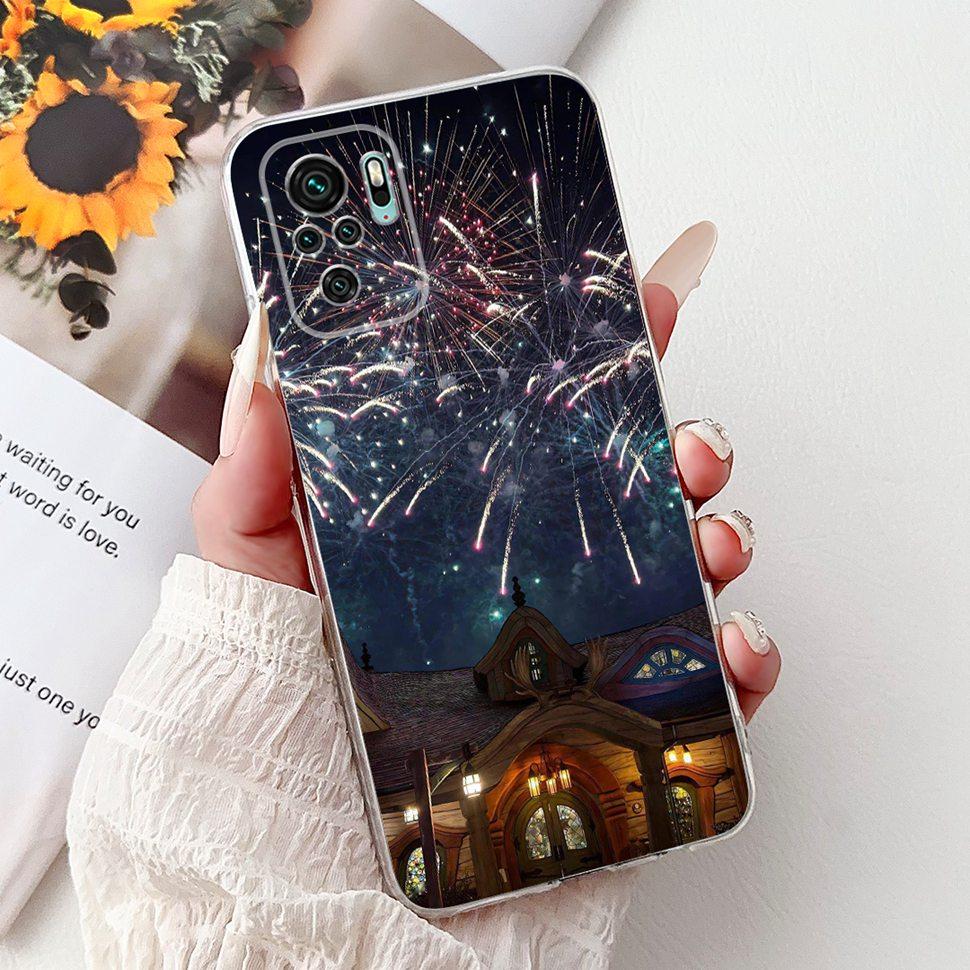Colorful Pattern Case For Xiaomi Redmi Note 10 4G Ultra Slim Soft Silicone Case For Redmi Note 10 10S Note10 Note10S Cover Coque