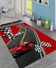 Race Track Kids Rug Car Play Mat Road Map Carpet Boys Room Decor Soft Playroom Rug, Educational Toddler Carpet Nursery Rug Gift