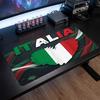 Tapis de Souris Blason Football Italie, Tapis de Bureau Étendu en Caoutchouc Antidérapant pour Gaming Bureau Ordinateur Portable Cadeau Fan