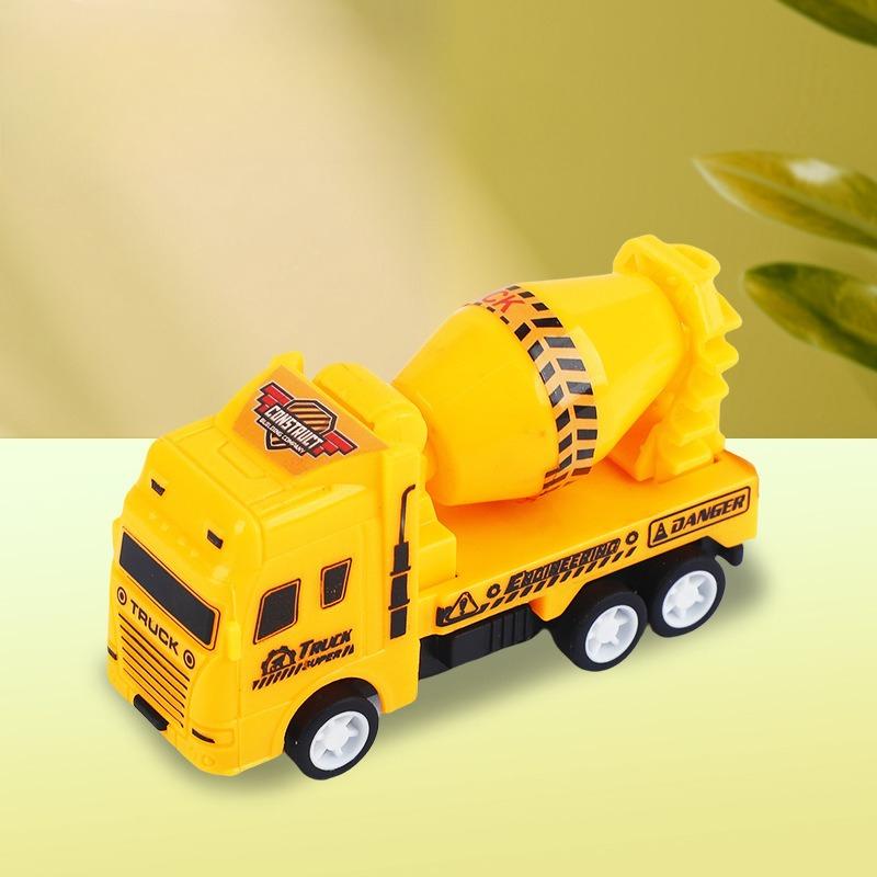 Kids Toys Car Inertia Sanitation Truck Models Pull Back Military Engineering Vehicle Fire Engine Boys Toys For Children Gift