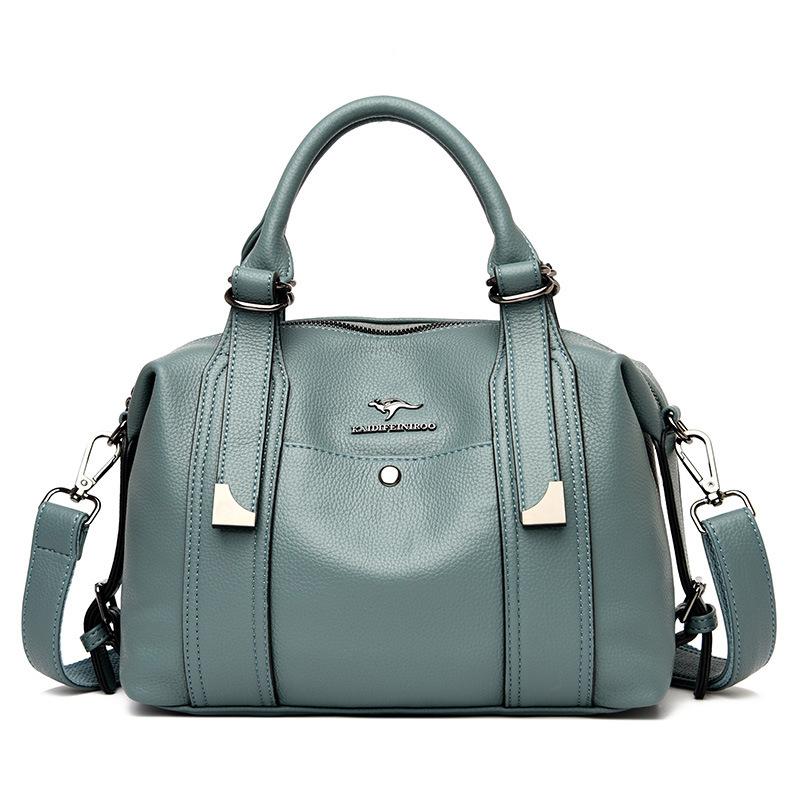 Luxurious Soft Leather Women's Handbag Large Capacity Casual Women's Shoulder Bag