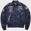 Heren Koreaans Geborduurde MA1 Pilotjack - Lente & Herfst Trendy Baseball Stijl, Grote Maten Beschikbaar