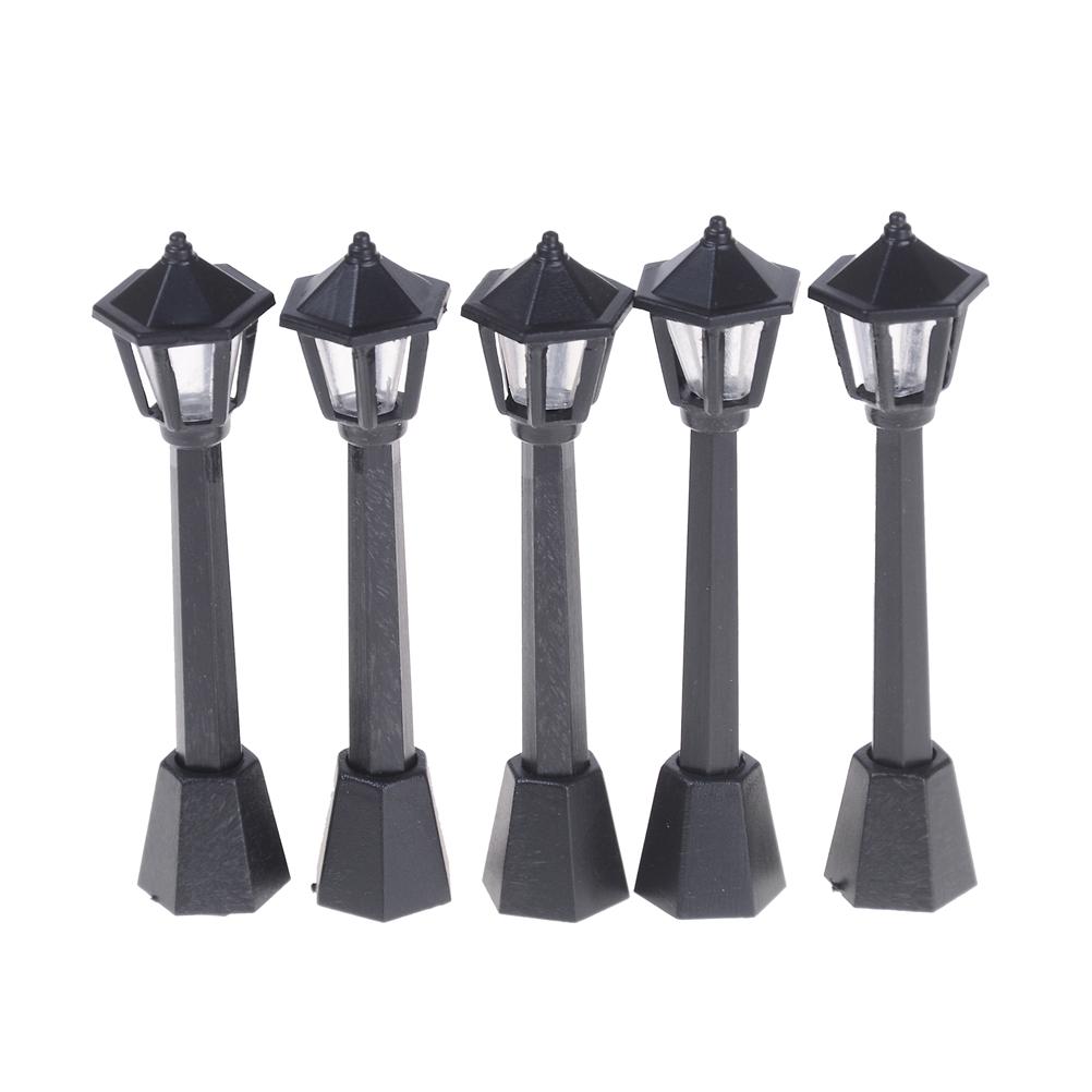 5 st Gatlyktlampa Antik Imitation Sagoträdgård Hem Miniatyrlandskap