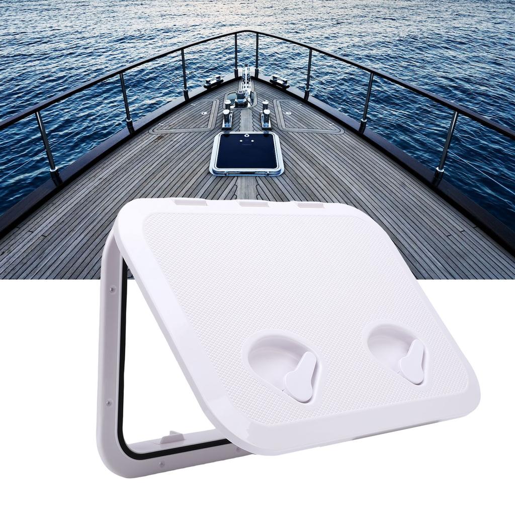 Toegang tot Dek op Zee 17,3x12,4in 180 graden Opening Heavy Duty Antislip Rechthoekig Bootdek Deksel