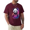Panda in a Hoodie - Nebula T-Shirt plus sizes plus size tops men graphic t shirts