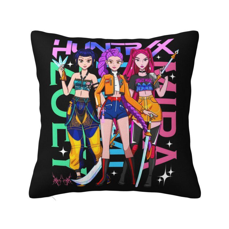 Custom Kpop Hunter Demons Pillow Case 40X40Cm Saja Boys Modern Cushion Cover Soft Pillowcase
