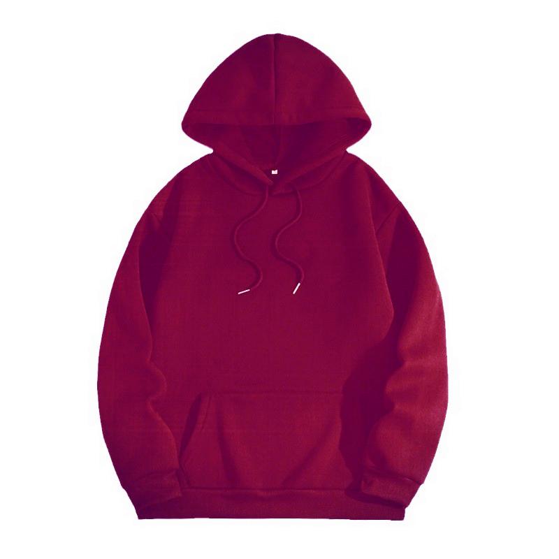 Women's 2024 Autumn/Winter Velvet-Lined Loose Casual Hooded Sweatshirt