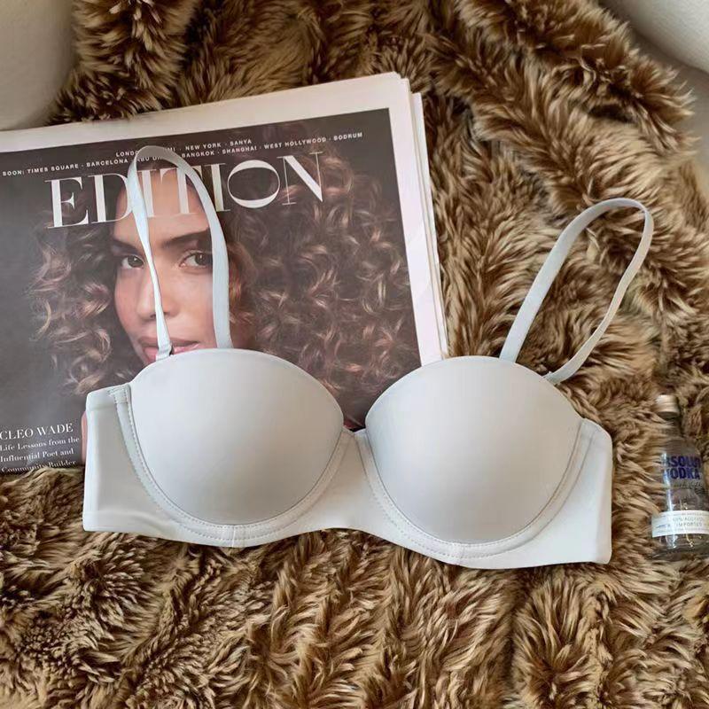 Seamless Wireless Push-Up Bra - Soft, Comfortable, and Invisible 1/2 Cup Underwear