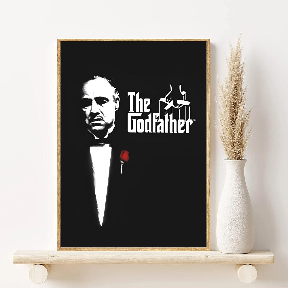 Klassische Filmgangster Der Pate Poster HD Kunst Leinwandmalerei Zuhause Wohnzimmer Schlafzimmer Bar Ästhetische Dekoration