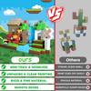 Magnetic Building Blocks Mine World Magnetic Forest House Brick Cube Toys Set STEM Sensory  Best Gift for 3+ Boy Girl Kid