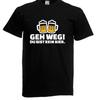 Mens T Shirt Go Away! You Are Not Beer. Beer Drinker Themed Size Up To 5XL