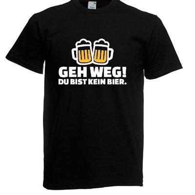 Mens T Shirt Go Away! You Are Not Beer. Beer Drinker Themed Size Up To 5XL