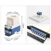 Whirling Wire Cat6 Rj45 Toolless Lan Insert Keystone Ethernet Module Jack Gigabit Utp Tool-Free Ineternet Socket