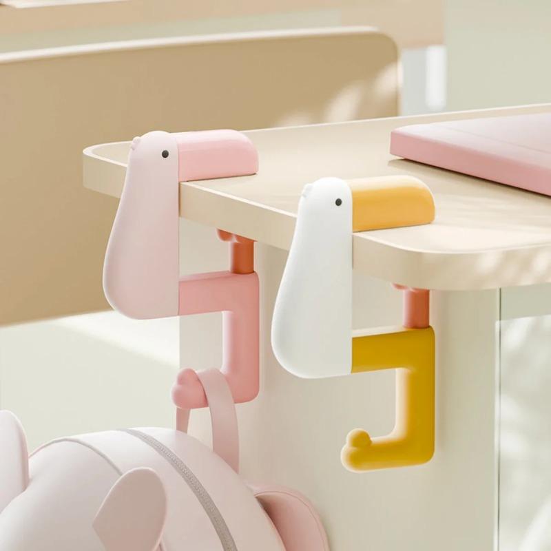 Thinking Duck Portable Hook Hanging Decor Table Wallet Bag Hook Wall Hanger Bracket Handbag Non Punching Student Office Supplies