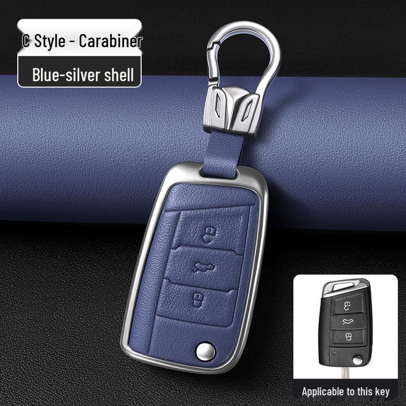 Volkswagen Key Cover for Sagitar, Bora, Polo, Magotan, CC, Passat, Tiguan, Lamando, Lavida, and Golf Models