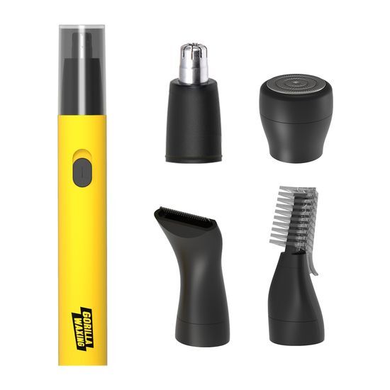 Gorilla Waxing 4-in-1 Multi-Trimmer Hair Remover Nose Hair Trimmer