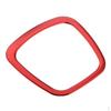 Car Auto Steering Wheel Center Decor Ring Sticker for A3 A4L B7 8P Q5 Q7 Red
