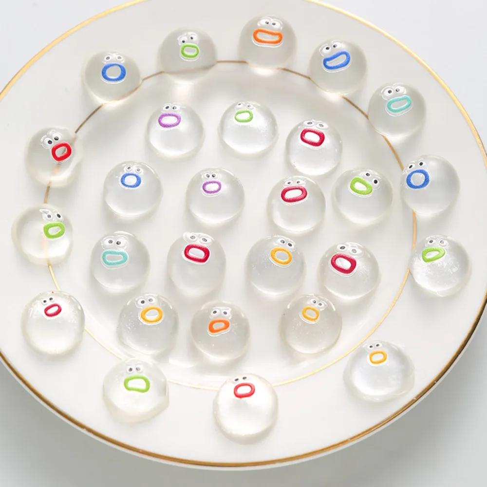 10pcs Squishy Mini Transparent Expression  Stress Relief Toy Sensory Fidget Toys for Kids Adults Anxiety Relaxation Squeeze Gift
