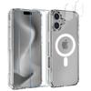 Case for iPhone 16 and 2 Tempered Glass Screen and 2 Camera Protectors - Integrated Magnetic Circle Phonillico®