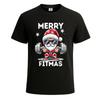 Merry Fitmas Christmas Santa Xmas Fitness Ugly Mens T Shirt Gift Party Tee Top Unisex T-Shirt