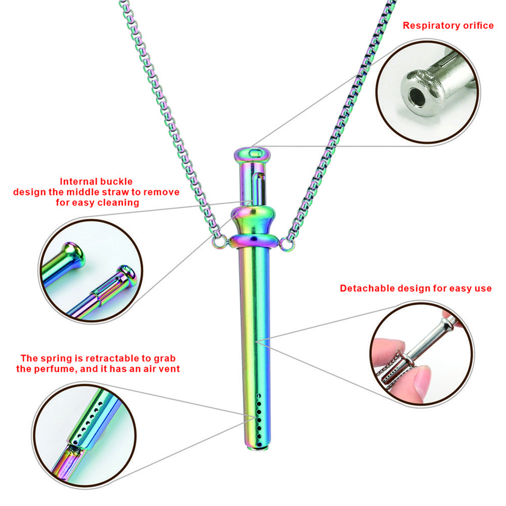 Breathing Resistance Whistle Necklace Meditation Whistle Necklace Mindful Breathing Necklace for Anxiety & Stress Relief