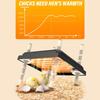 Chicken Brooder Heater, 10 * 10in Chick Brooder Heating Plate, Adjustable Height Brooding Heater, Cleaning Plate Poultry Coop Heater Chicks Warmer