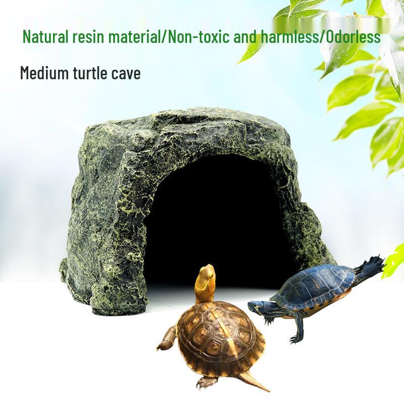 Rășină Acvariu Platformă de Plajă Reptile & Casă de Ascunzătoare pentru Broaște Țestoase