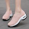 Women's Shoes with Breathable Shoe Covers, Mesh Sports Shoes, Casual Shoes, Thick Sole, Height Increasing Women's Single Shoes