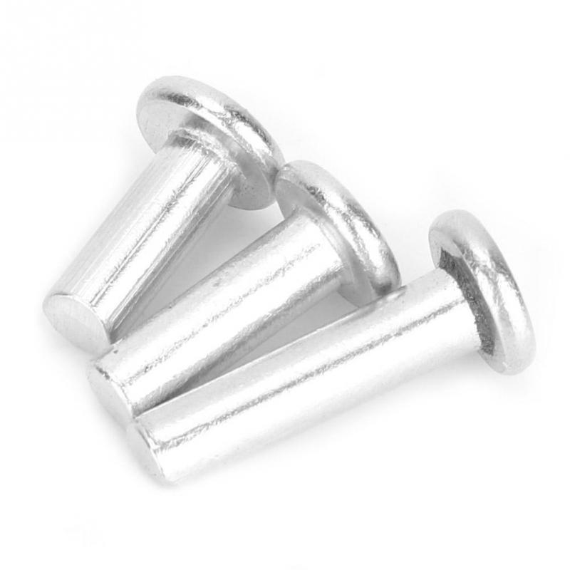 100Pcs Gb867 M4 Flat Aluminum Rivets Flat Rivet