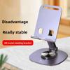 Mobile Phone Full Metal Desktop Rotating Bracket Alloy Lazy Support Frame