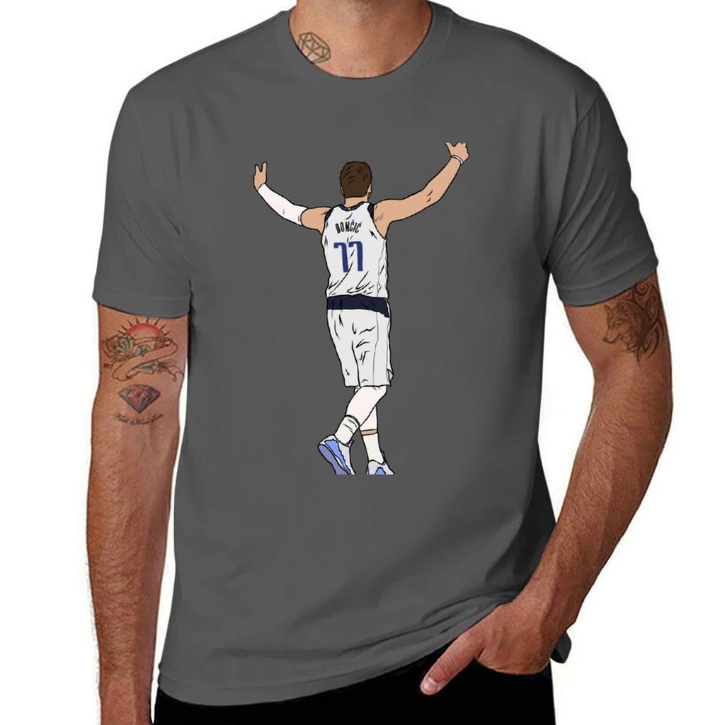 Luka Doncic Embrace The Crowd Tshirt Quick Dry Sports Short Sleeve Tee