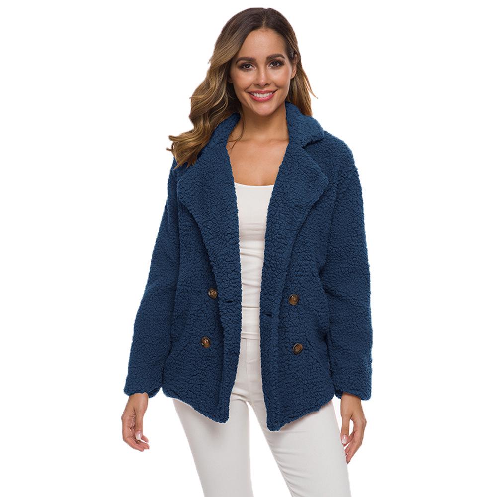 Weibliche Warme Faux Pelzmantel Frauen Herbst Winter Teddy Mantel Casual Übergroßen Weichen, Flauschigen Fleece Jacken Mantel
