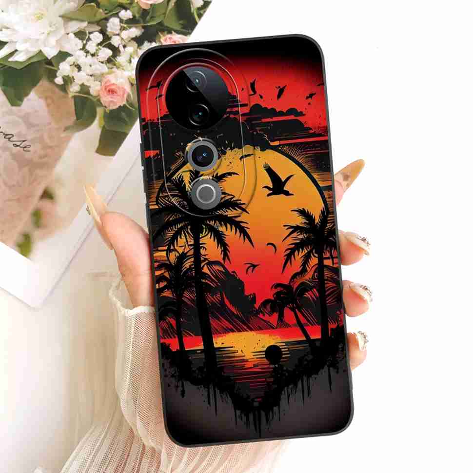 For Vivo S19 Pro 5G Case Cartoon Rabbit Flowers Soft Silicone Back Cover For Vivo S19 Pro V2362A Shockproof Phone Cases
