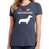 Ich liebe meinen Dackel T-Shirt 2402