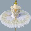 Vestido de Ballet para Niñas Disfraz de Actuación de Danza Falda
