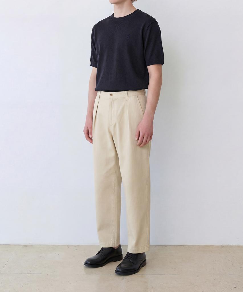 Edeunbeoleokeulleob Cool Linen Half-Sleeve Knit (Navy)