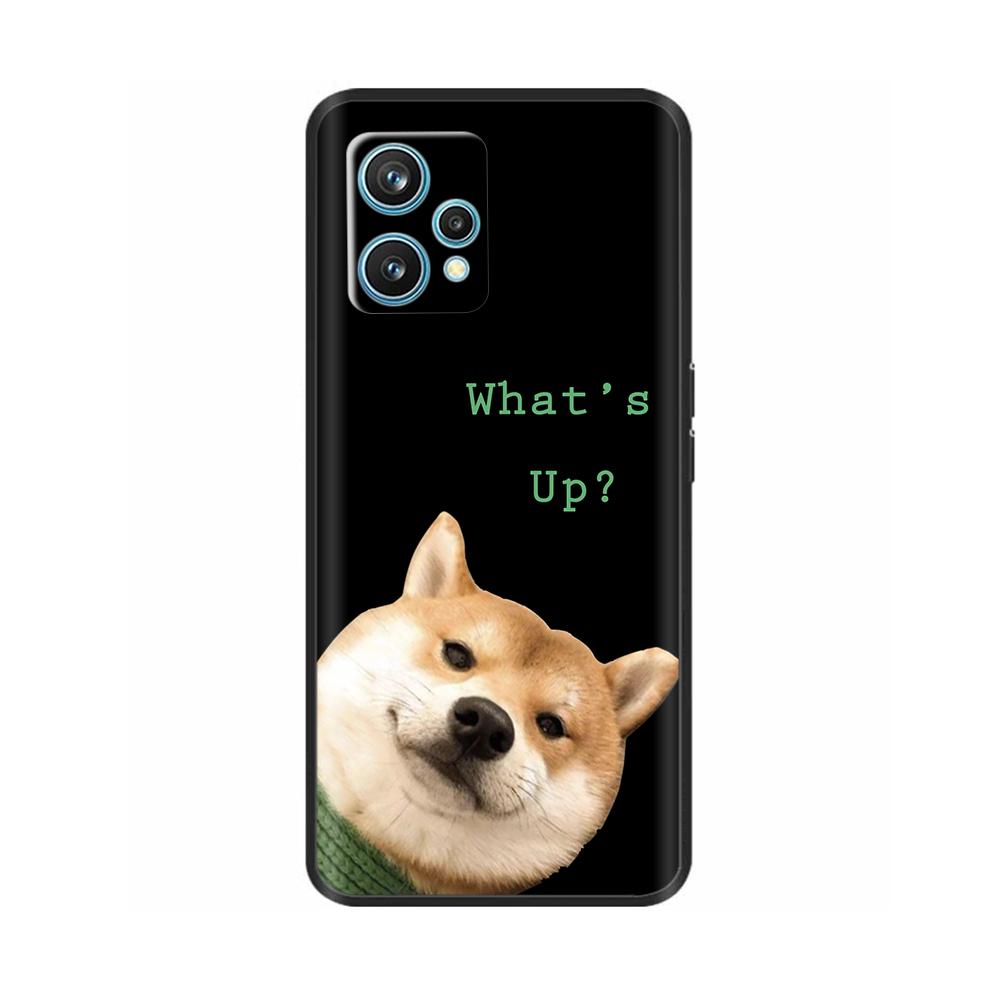 For Realme 9 Pro Plus Case Funny Soft Silicone Phone Cover For Realme 9 4G Case Black Shockproof Bumper Shells For Realme 9 Pro+