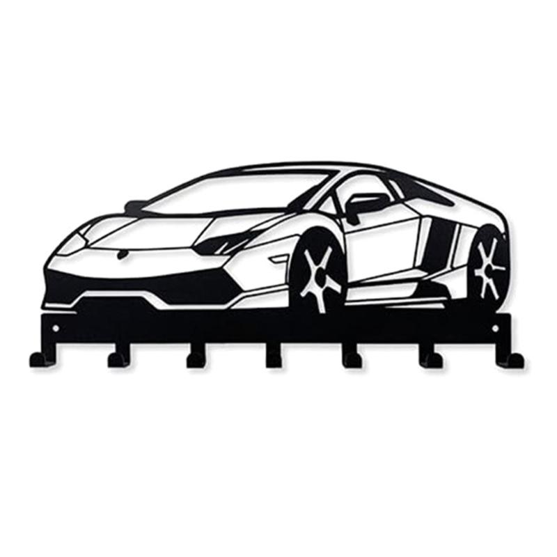 Metal Keychain Wall Hanger with Various Color Option Key Holder Small Key Organizers for Personalizes Home Decoration